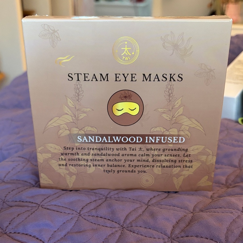 Tai Xi Sandalwood Infused Steam Eye Masks - Beige